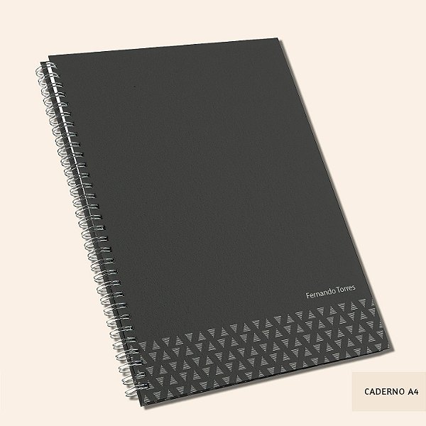 Caderno A4 Personalizado & Caderno A5 Personalizado | Capa Ecológica Texturizada | Estampas Masculinas