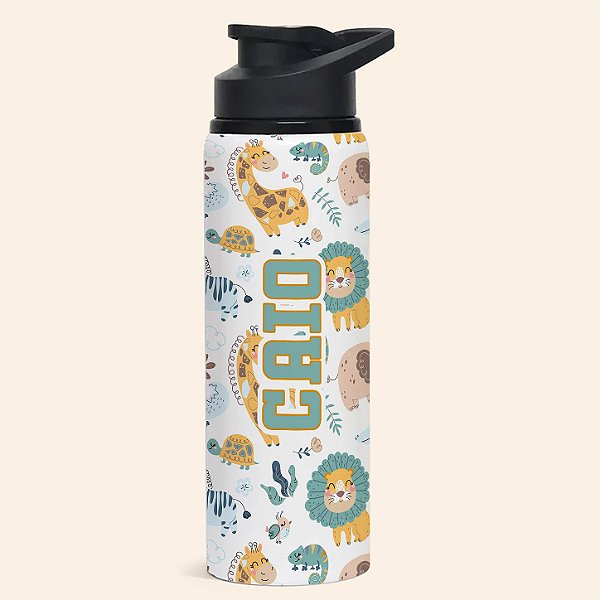 Squeeze de Alumínio Personalizada | Estampas Infantis Exclusivas | Carla Amaro Home