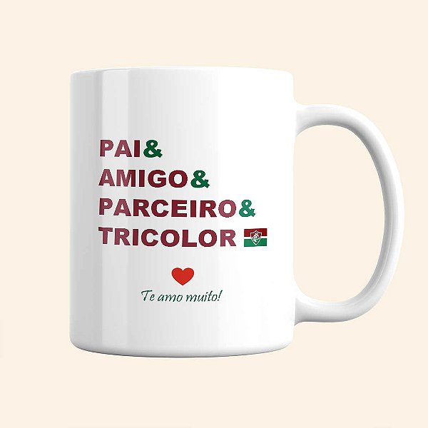 Caneca Personalizada Dia dos Pais | Caneca de Time Personalizada | Caneca do Fluminense Personalizada