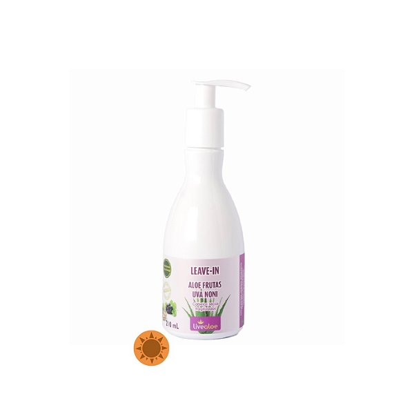 Livealoe Leave in Aloe Frutas com Uva e Noni Vegano 210ml