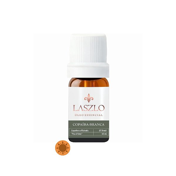 Laszlo Óleo Essencial de COPAÍBA BRANCA (DESTILADA) GT BRASIL 10ML