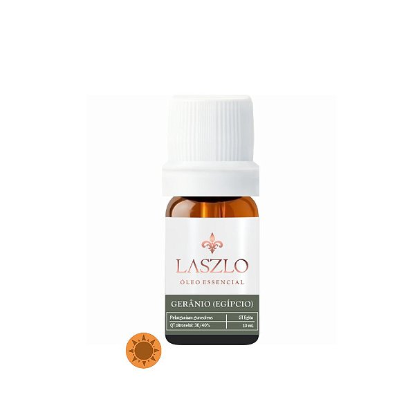 Laszlo Óleo Essencial GERÂNIO QT Citronelol (30/40) GT EGITO 10ML
