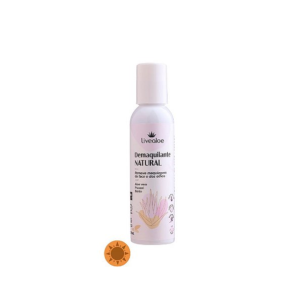 Livealoe Demaquilante Natural Aloe Vera, Pracaxi e Boldo 120ml