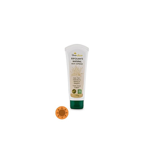 Livealoe Esfoliante Natural Aloe Cupuaçu 120g