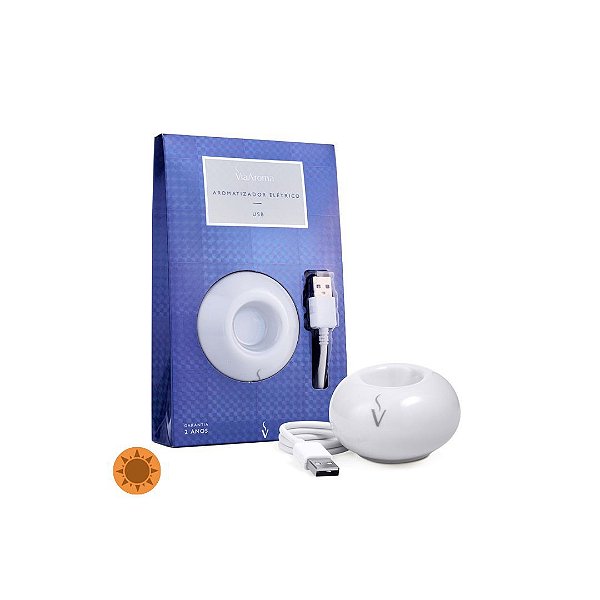 Via Aroma Aromatizador Elétrico USB De Porcelana