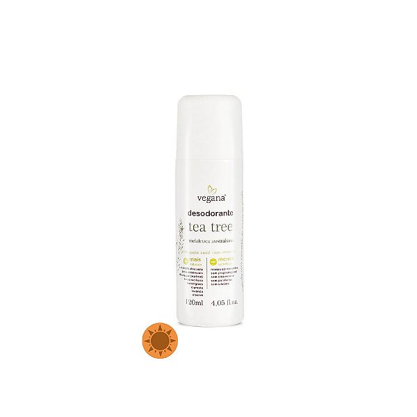 Vegana Desodorante Natural Tea Tree (Melaleuca) 120ml
