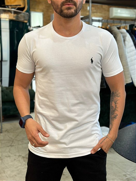 Camiseta RL Custom Fit Algodão Branco