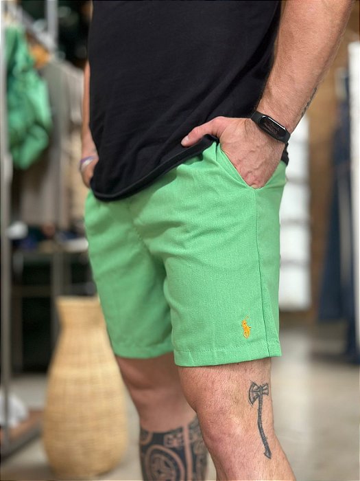 Short Linho RL Verde