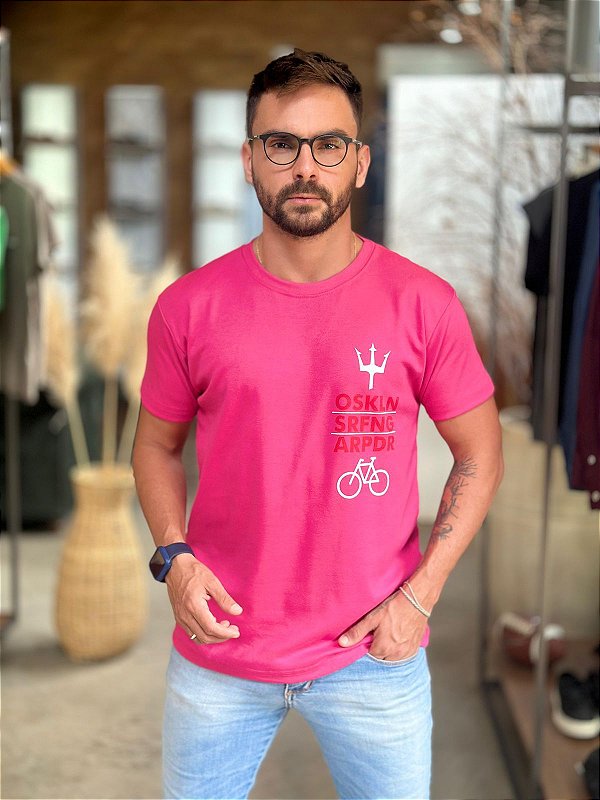 Camiseta Big Shirt Osklen ARPDR Pink