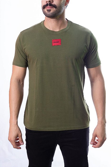 Camiseta HB Slim Fit Verde Militar