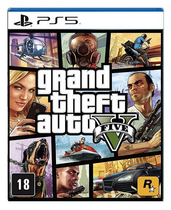 Só agora: adquira o seu GTA V (PS5) por 48% a menos na  - Giz Brasil