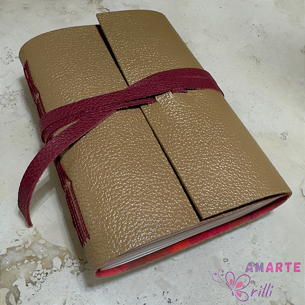 Caderno A6 – Sketchbook – Couro