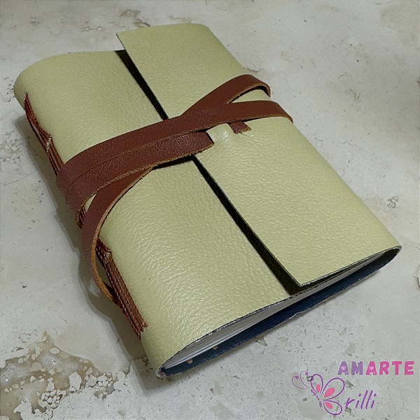 Caderno A6 – Sketchbook – Couro