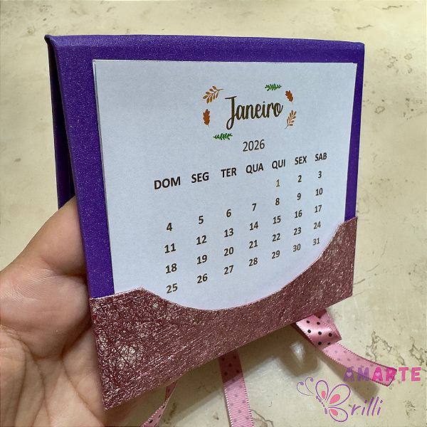 Calendário 2026 - SOB ENCOMENDA