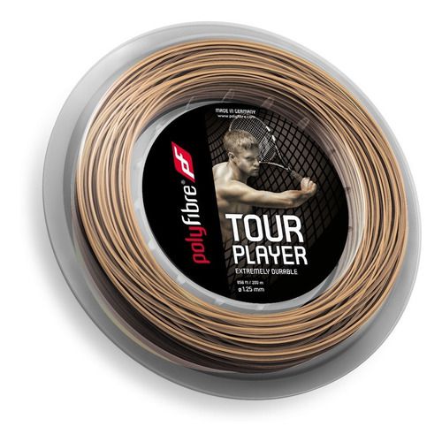 Corda para Raquete de Tênis Polyfibre Tour Player 1.25mm