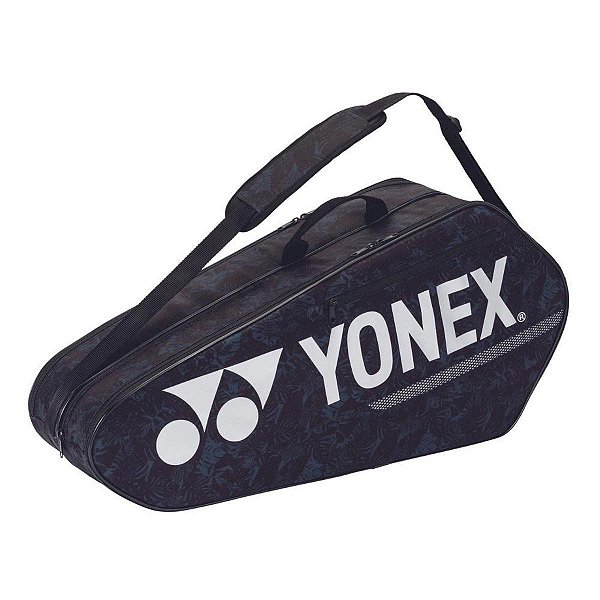 Raqueteira Yonex Team X6 Preta e Cinza