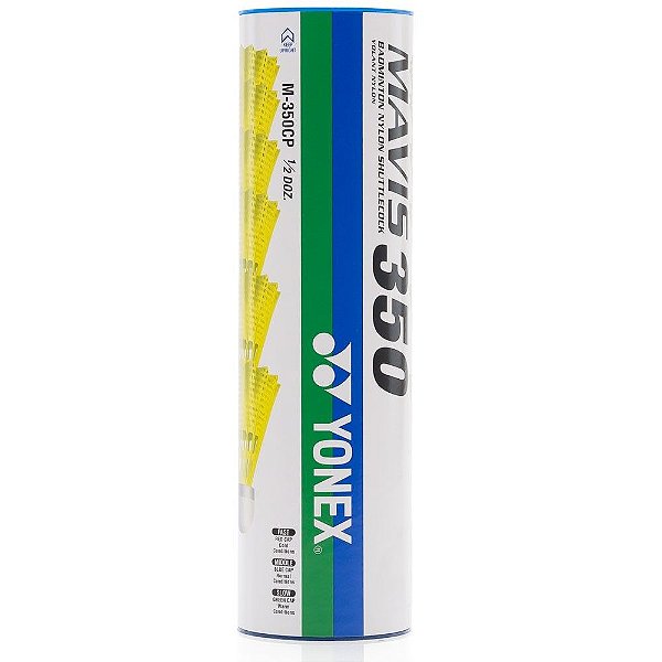 Peteca Yonex Mavis 350 - Tubo com 6 un