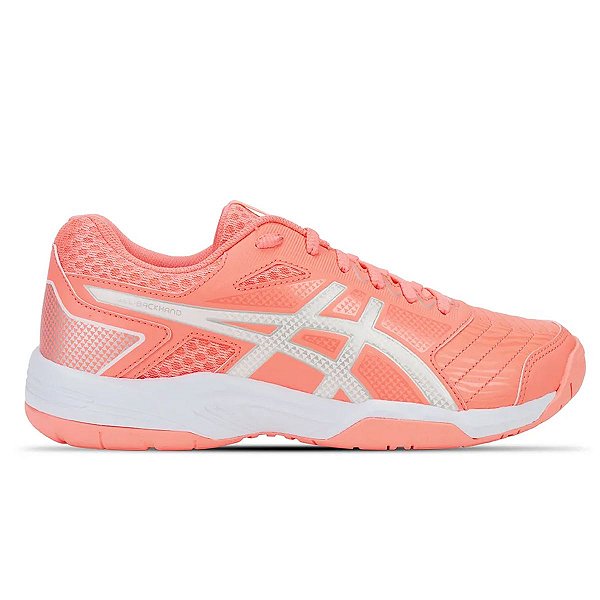 Tênis Asics Gel Backhand Rosa e Branco