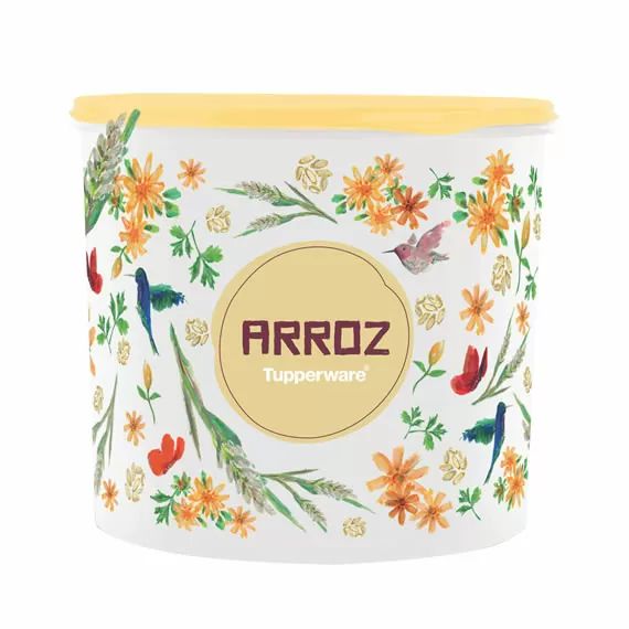 Tupperware Caixa Arroz Floral 5kg Plus
