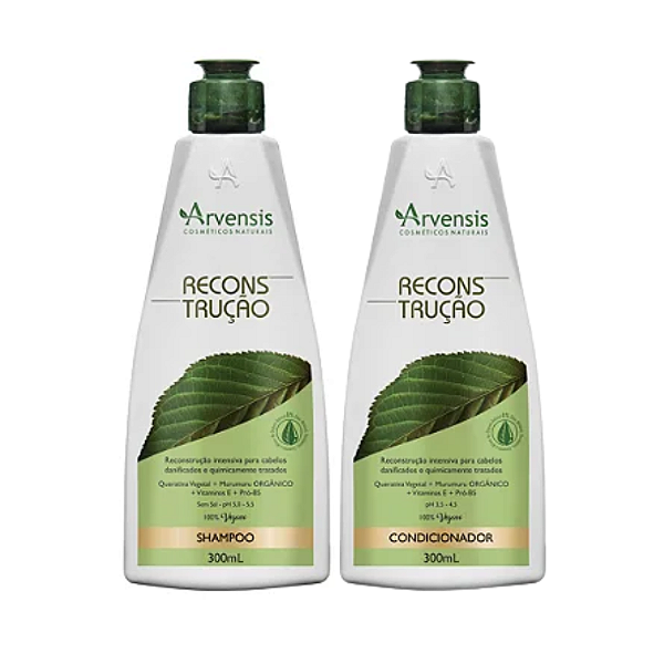 Kit Reconstrução - Shampoo e Condicionador - Arvensis