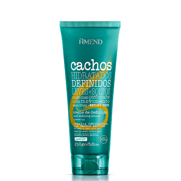Leave-in para Cabelos Ondulados ou com Cachos Abertos - Amend - 250g