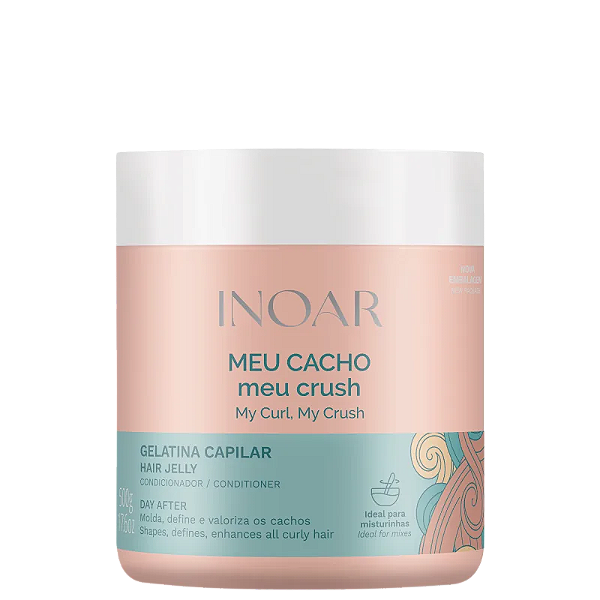 Gelatina Ativadora - Meu Cacho, Meu Crush - Inoar - 500ml