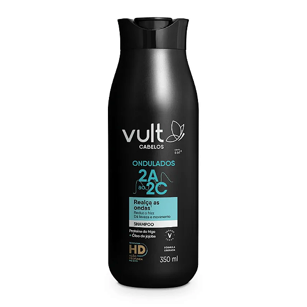 Shampoo Cabelos Ondulados 2A a 2C - Vult - 350ml