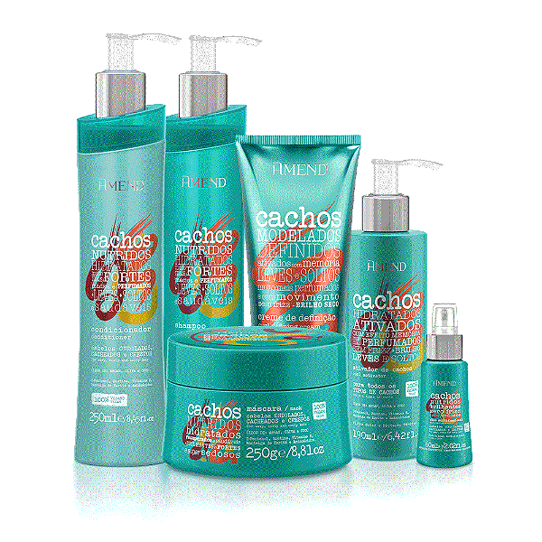 Kit Amend Cachos ou Crespos | 6 produtos