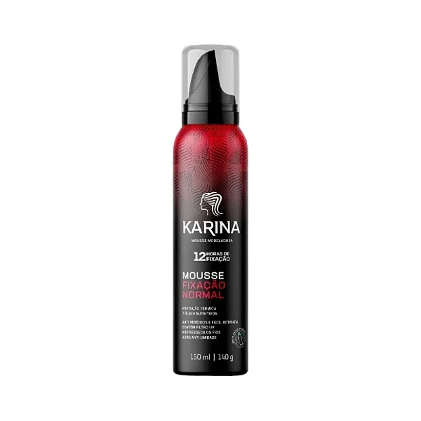 Karina Hair Mousse - Fixação Normal - 150ml