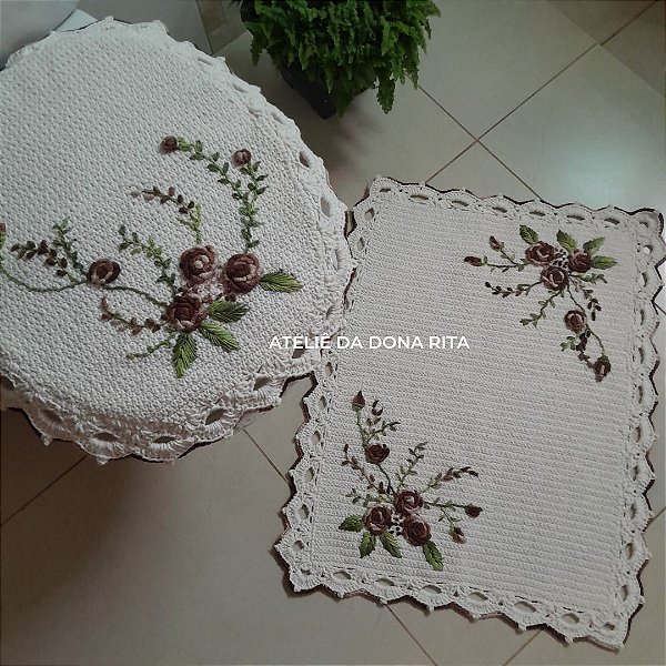 Jogo de banheiro Gisele 2 peças