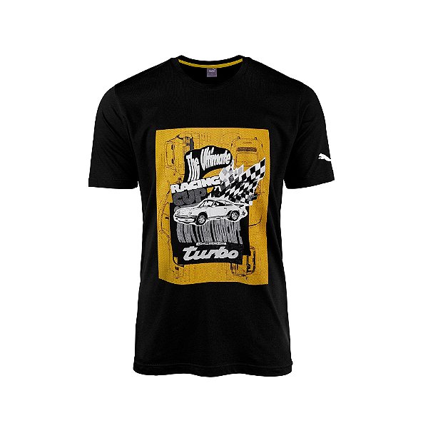 Camiseta Porsche Graphic Preta