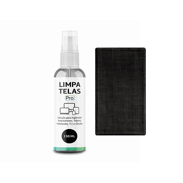 Limpa Telas Pro 150ml + Flanela - Ovvi