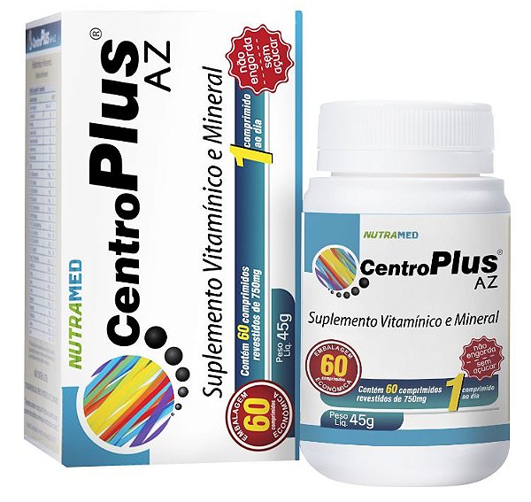 Centroplus A-Z (Polivitamínico A Z) - 60 comprimidos