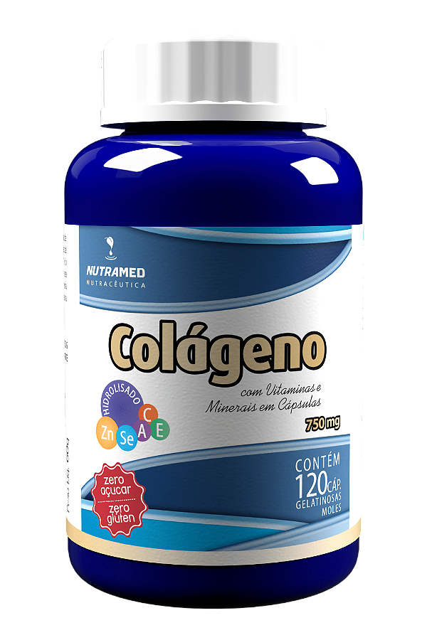 Colágeno Hidrolisado + Vitaminas e Mineirais - 120 cápsulas