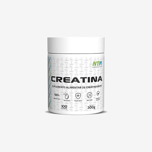 Creatina 100% Monohidratada - 300g (100 doses)