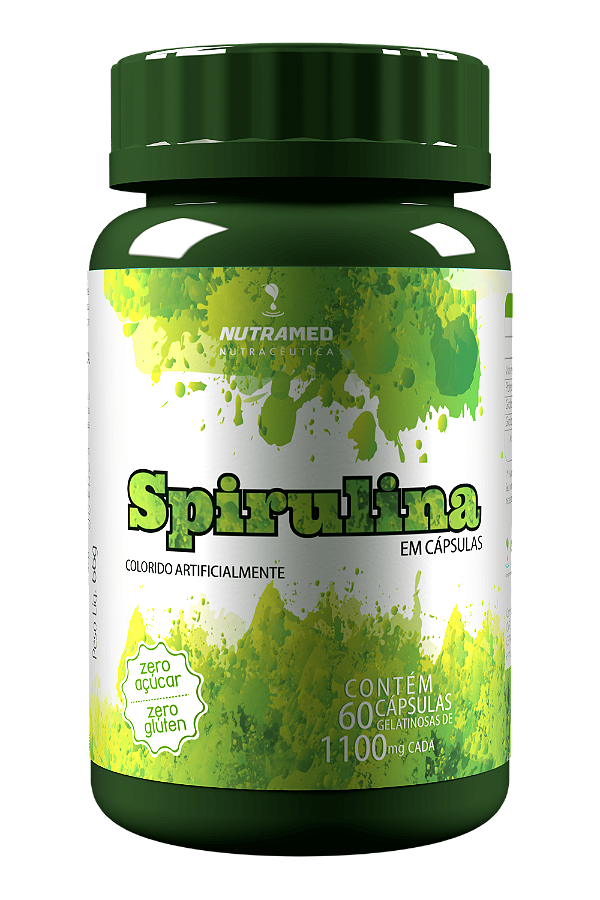 Spirulina - 60 cápsulas