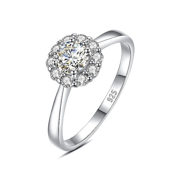 Anel Chuveirinho Diamante Moissanite