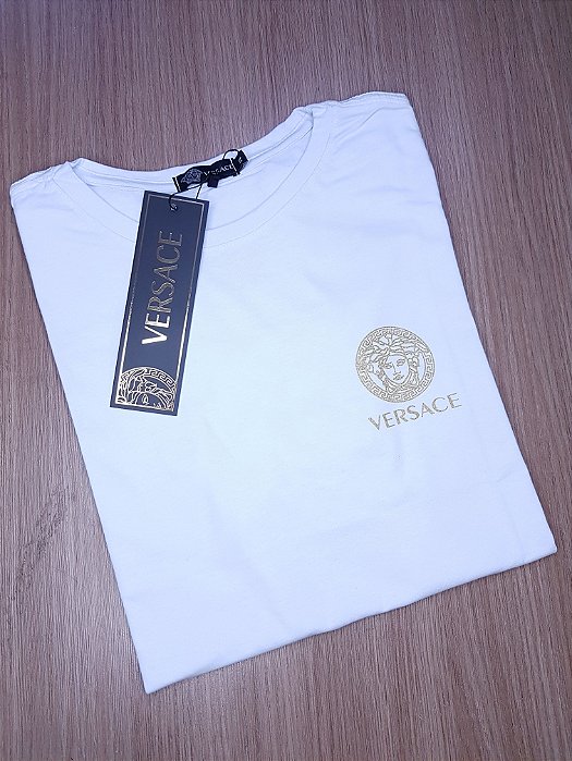 Camiseta Versace Branca - Empório75 Atacado e Varejo