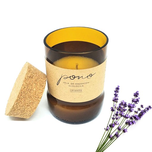 Vela Ecológica de Massagem Lavanda 80g