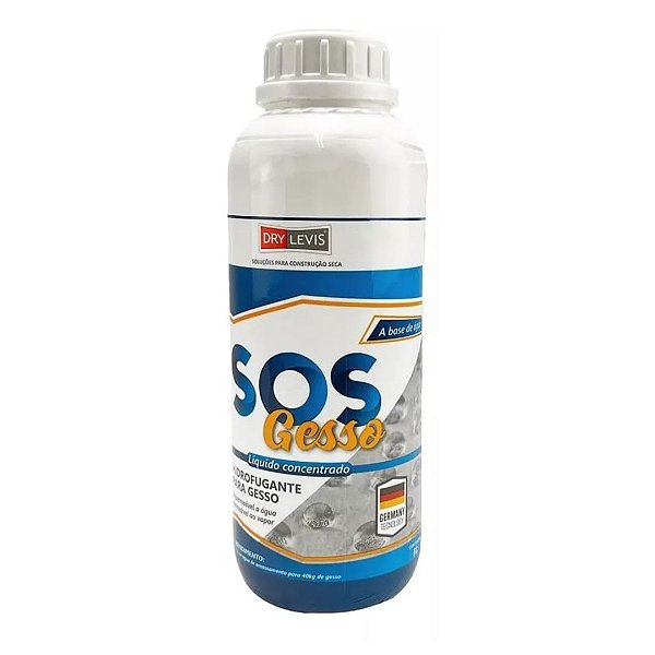 Hidrofugante Para Gesso - Sos Gesso 1 Litro Drylevis