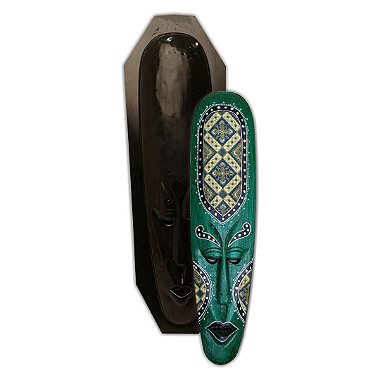 Forma Decoração Mascara Tribal Carranca POL- D0810