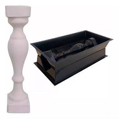 Forma Dupla Face Balaústre Coluna Cerca Romana Abs 2mm
