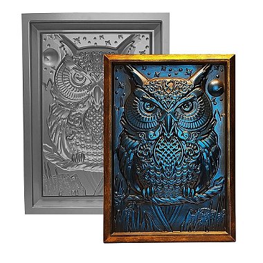 Forma Para Decoração Coruja POL- D0825 50x35cm