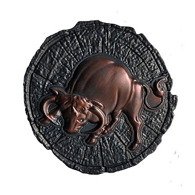 Forma Para Decoração Touro POL- D0827 44x43cm