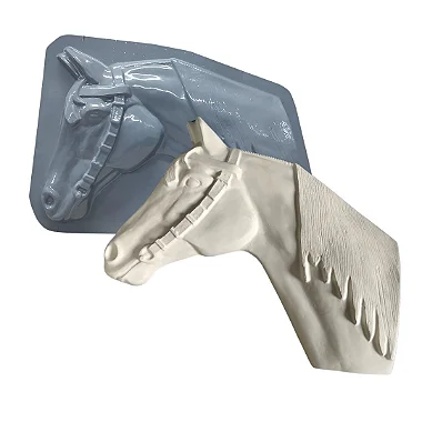 Forma Para Fabricação Decoração Cabeça De Cavalo ABS-D0838