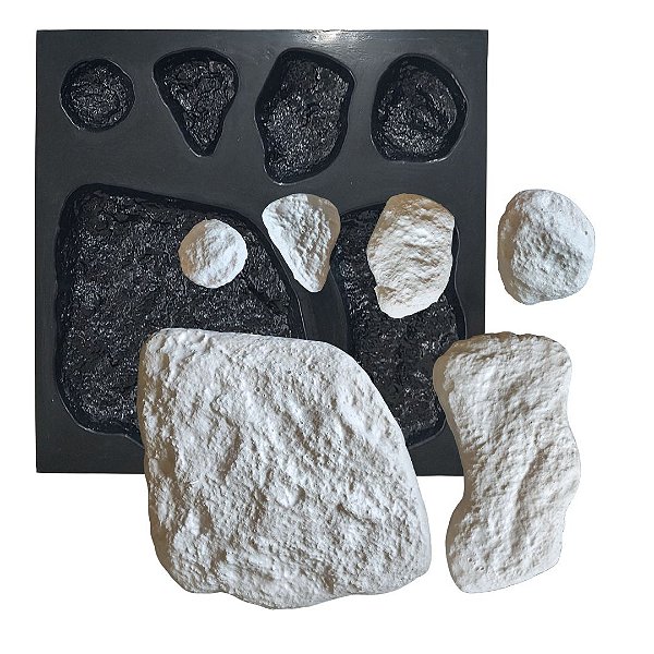 Forma Para Pedra Moldedo  Rústico Gesso Cimento ABS-324A