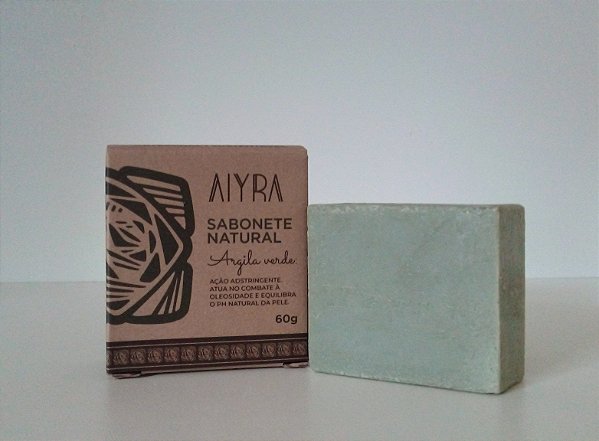 SABONETE FACIAL DE ARGILA VERDE - 60g