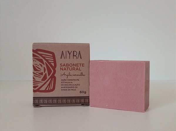 SABONETE FACIAL DE ARGILA VERMELHA - 60g