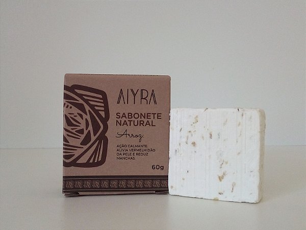 SABONETE FACIAL DE ARROZ - 60g