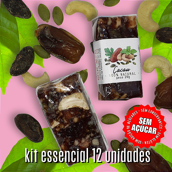 Cacau, Castanha de Caju, Sementes de Abóbora e Tâmaras